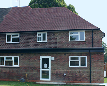 Major void refurbishment including two storey extension